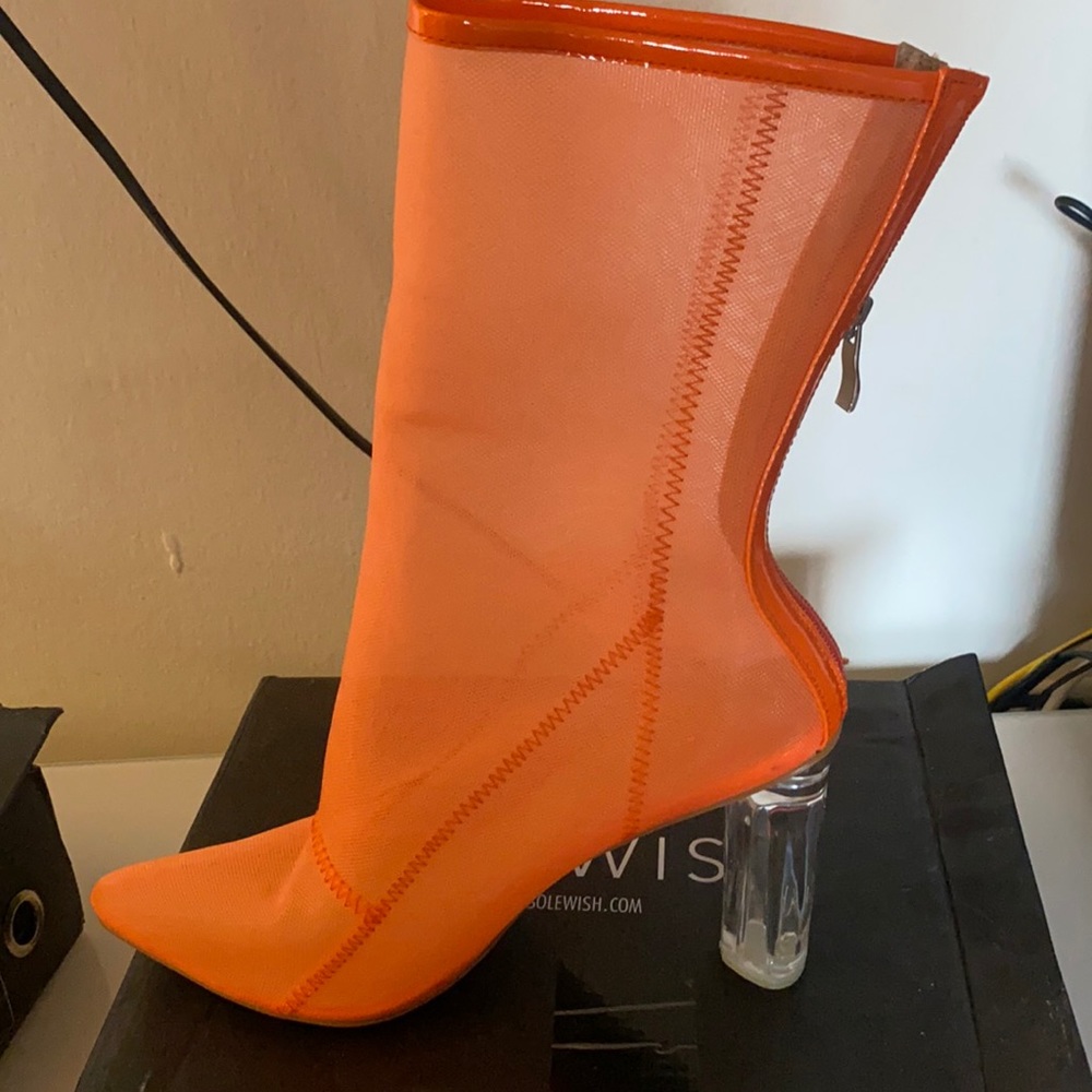 Orange Solewish Bootie